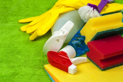 Upholstery stain treatment for a sofa