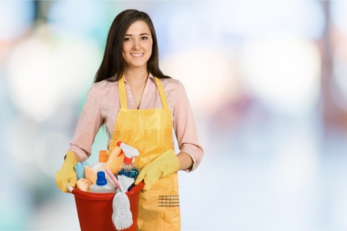 Professional curtain cleaning service handling delicate fabric in Perivale