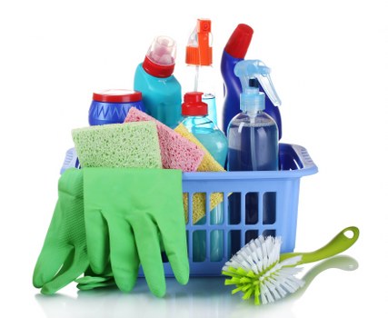 Carpet cleaning equipment prepared for a Perivale property